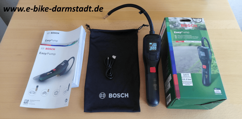 Akku-Luftpumpe Bosch EasyPump: Ausgepackt und ausprobiert