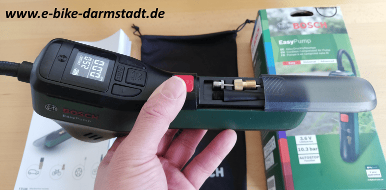 Akku-Luftpumpe Bosch EasyPump: Ausgepackt und ausprobiert